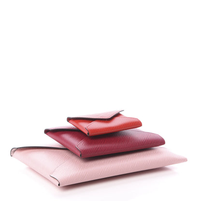 Louis Vuitton Epi Kirigami Pochette Set Rose Ballerine Fuchsia Coquelicot 4 of 6