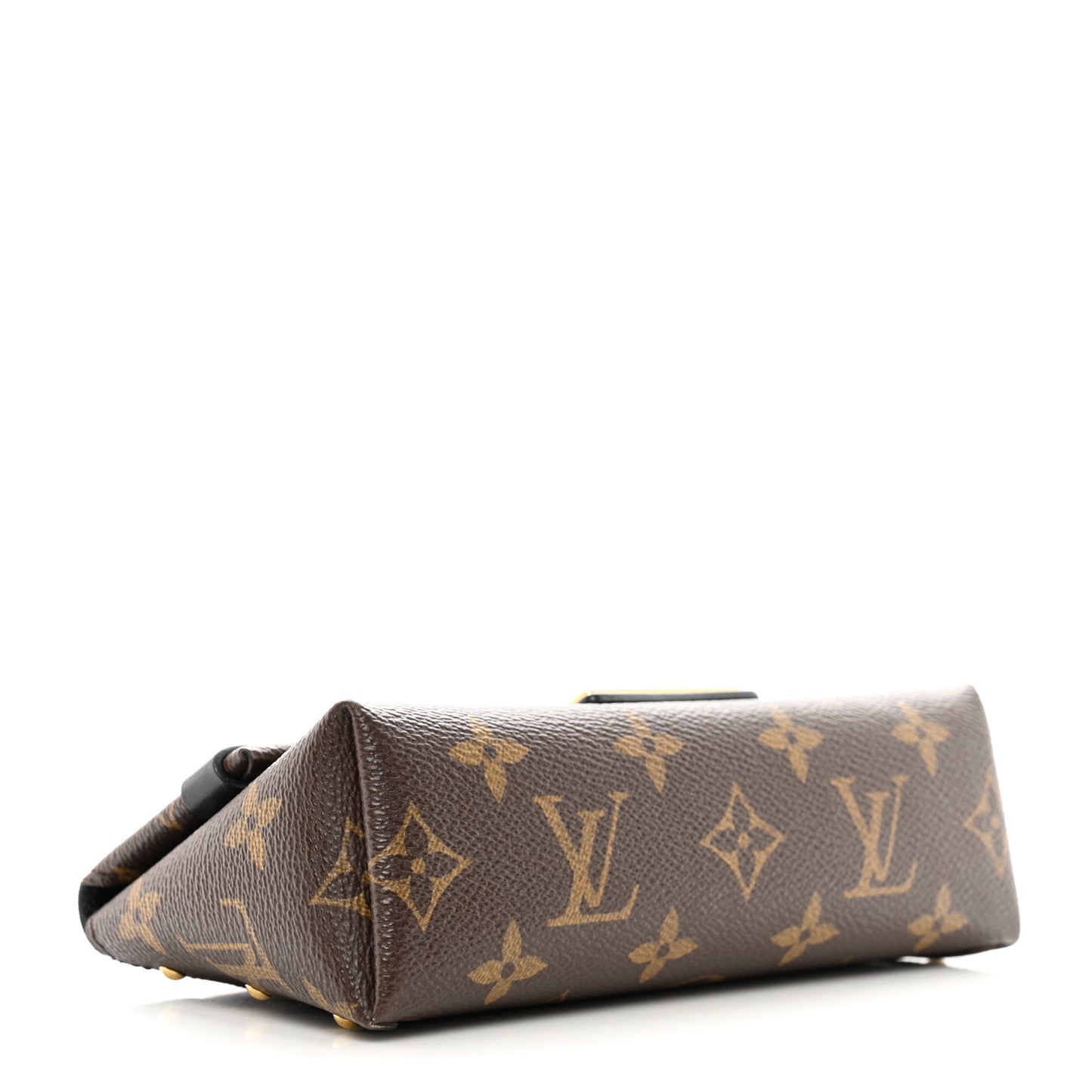 Monogram Triangle Chain Wallet Black