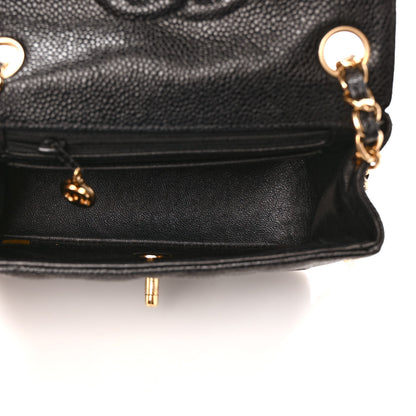 Chanel Caviar Quilted Mini Square Flap Black 5 of 9