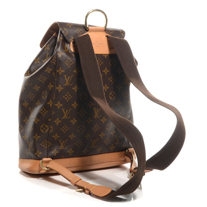 Louis Vuitton Monogram Montsouris GM Backpack 3 of 7