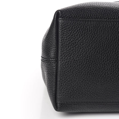Gucci Pebbled Calfskin Medium Soho Chain Shoulder Bag Black 8 of 9