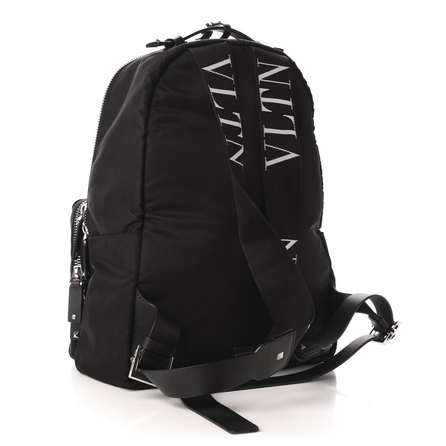 Valentino Garavani Nylon VLTN Rockstud Backpack Black 2 of 9
