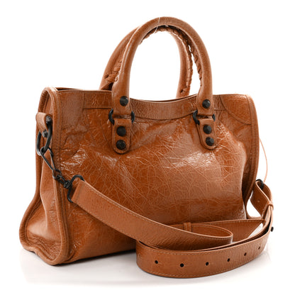 Balenciaga Agneau Arena Classic Hardware Small Le City Camel 3 of 11