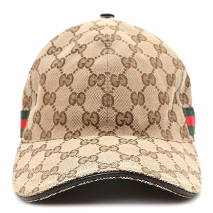 Gucci Monogram Web Baseball Hat M Beige Cocoa 3 of 9