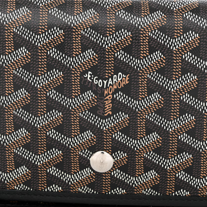 Goyard Goyardine Plumet Wallet Clutch Black 10 of 12