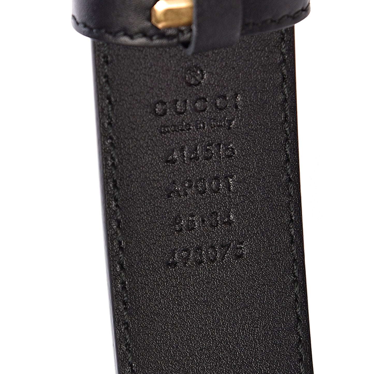 Calfskin Double G 30mm Belt 85 34 Black