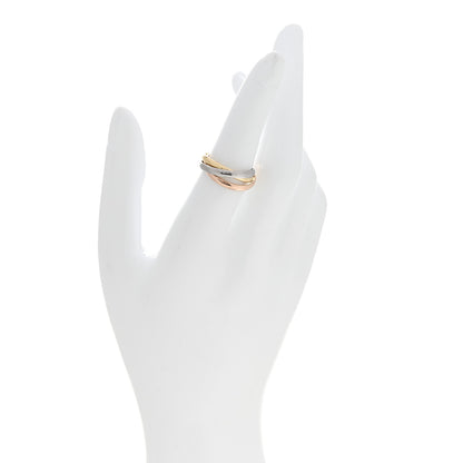 Cartier 18K Pink Yellow White Gold Small Trinity Ring 51 5.75 2 of 4
