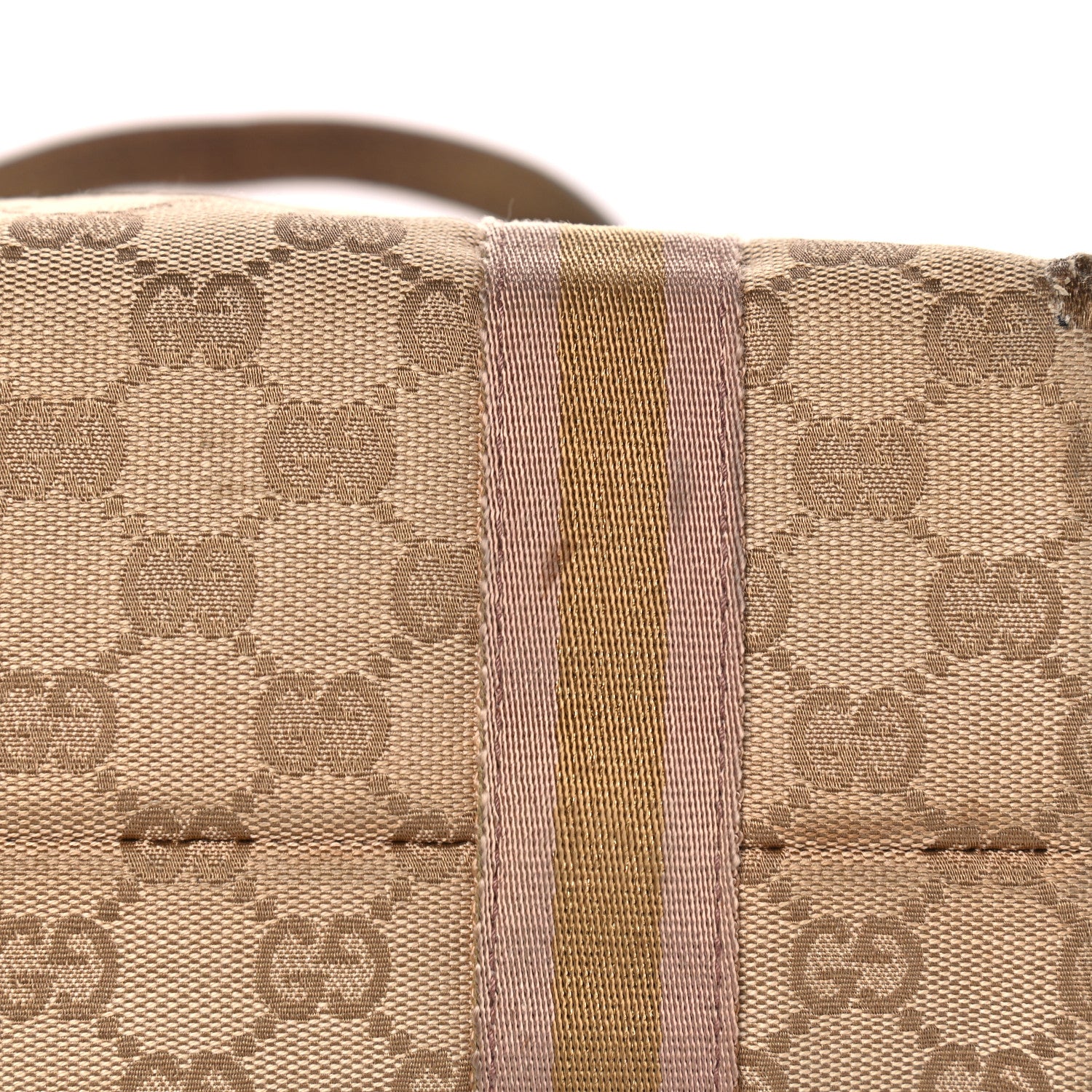 Gucci Monogram Medium Jolicoeur Tote Metallic 9 of 10