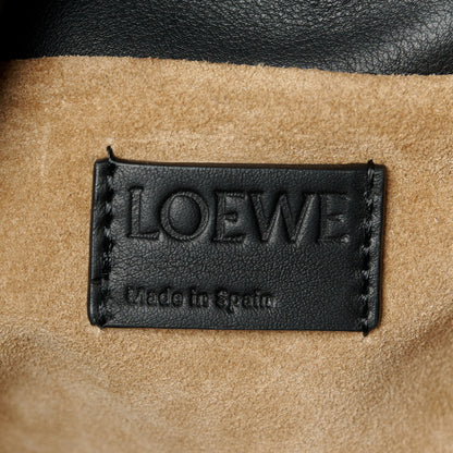 Loewe Nappa Calfskin Mini Flamenco Knot Clutch With Chain Black 6 of 11