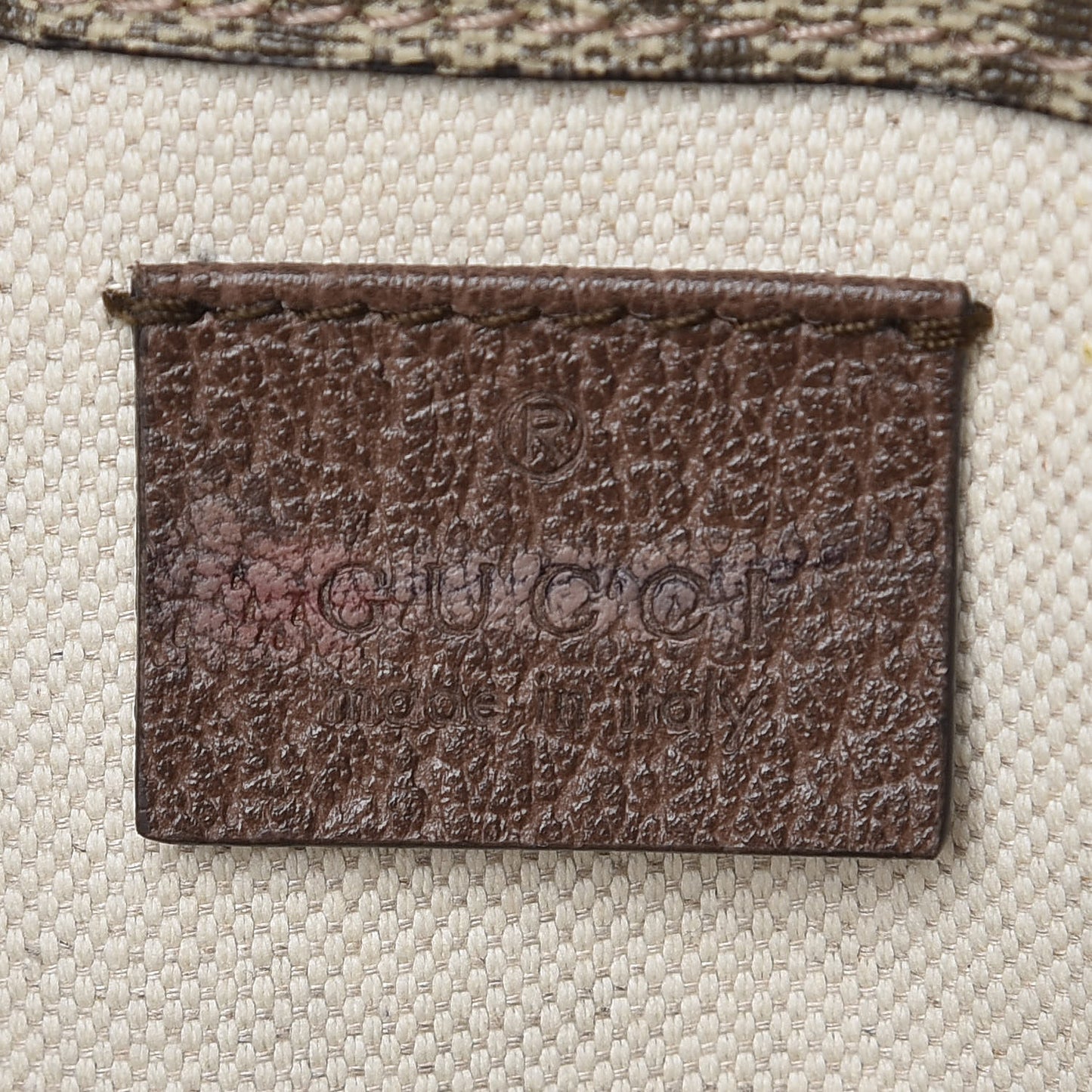 GG Supreme Monogram Neo Vintage Web Belt Bag Brown