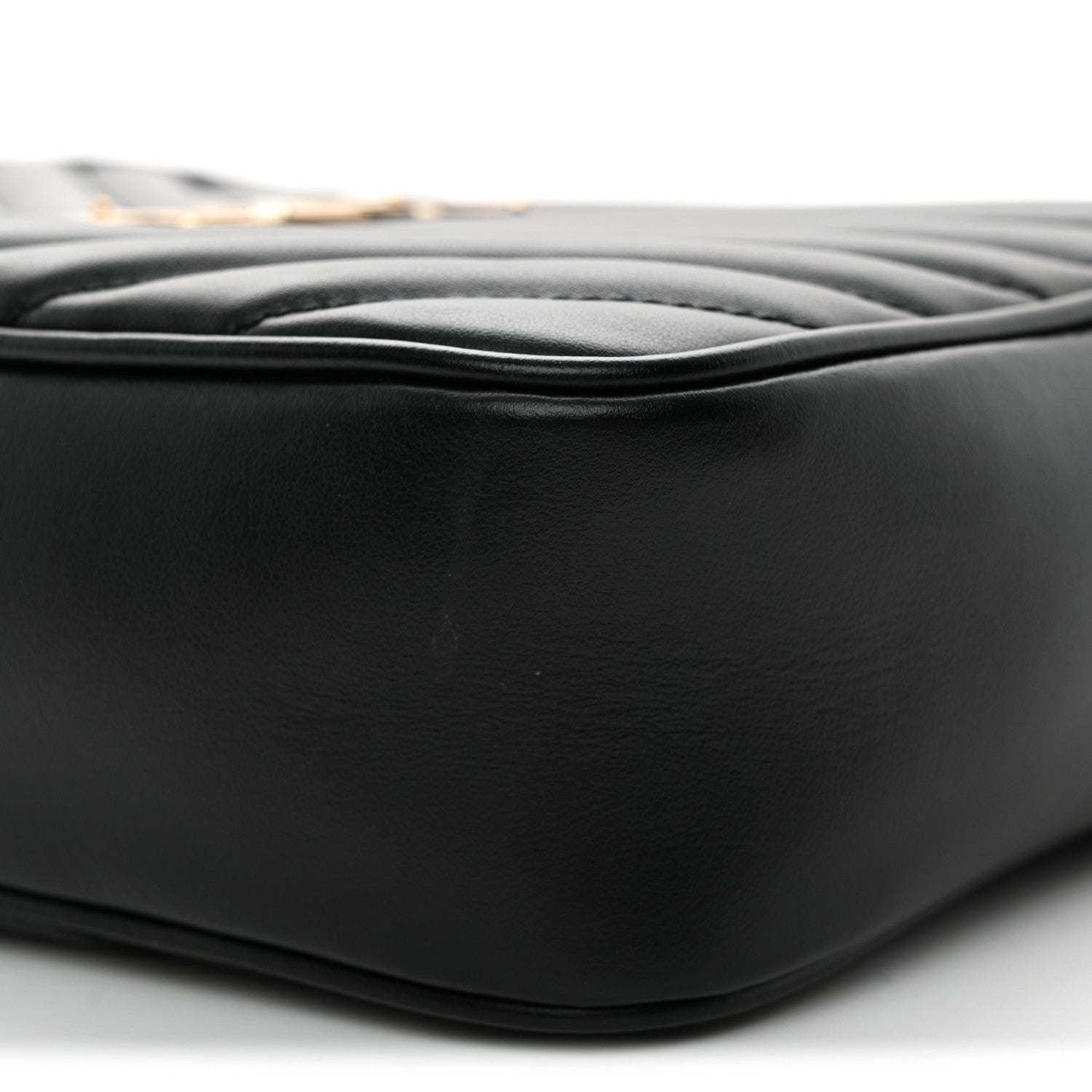 Saint Laurent Calfskin Matelasse Monogram Lou Camera Bag Black 10 of 10