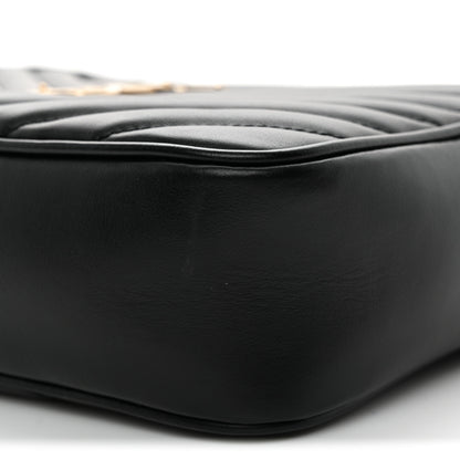 Saint Laurent Calfskin Matelasse Monogram Lou Camera Bag Black 10 of 10