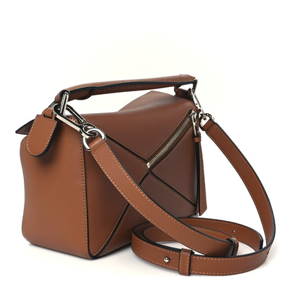 Loewe Calfskin Small Puzzle Bag Tan 2 of 9