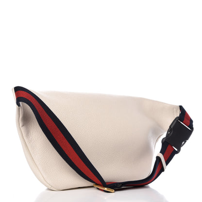 Gucci Grained Calfskin Logo Belt Bag White 3 of 11