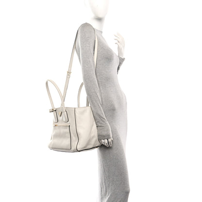 Prada Vitello Daino Shopping Tote Talco 2 of 10