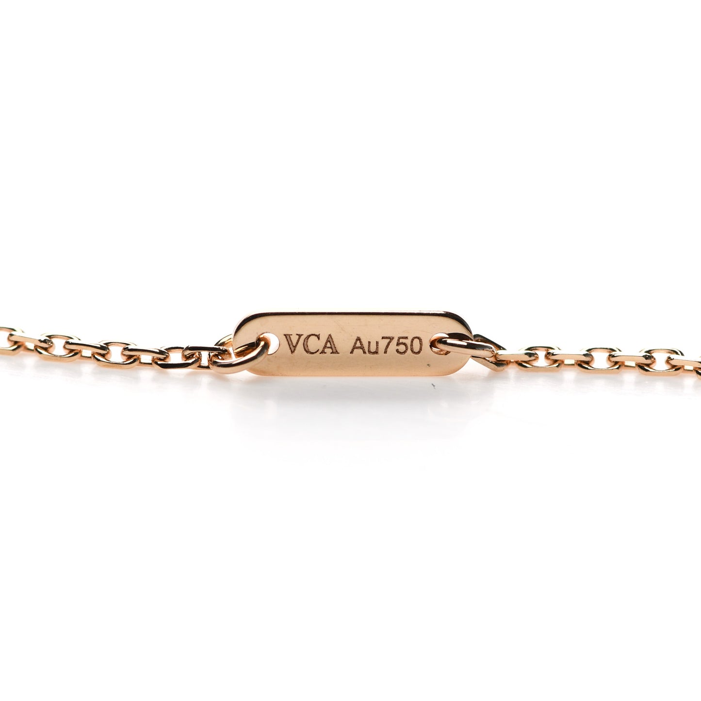 18K Rose Gold Carnelian Sweet Alhambra Heart Pendant Necklace