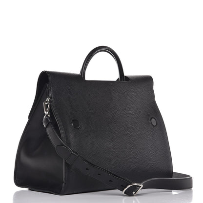 Christian Dior Grained Calfskin Large Diorever Flap Black 4 of 17