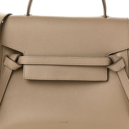 Celine Baby Grained Calfskin Micro Belt Bag Light Taupe 9 of 13