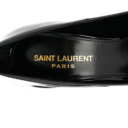 Saint Laurent Patent Opyum 110 Pumps 36.5 Black Gold 7 of 9