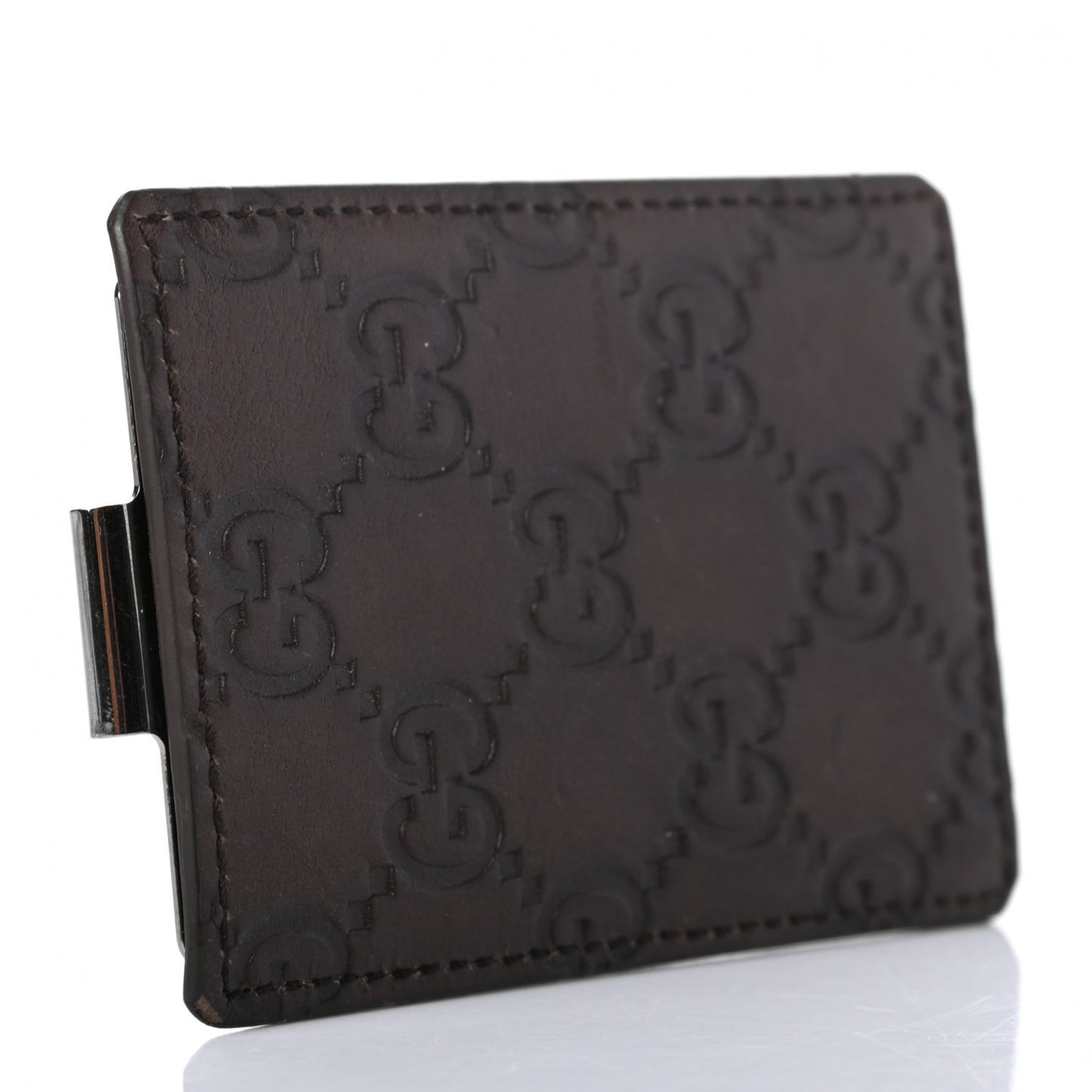 Guccissima Money Clip Chocolate