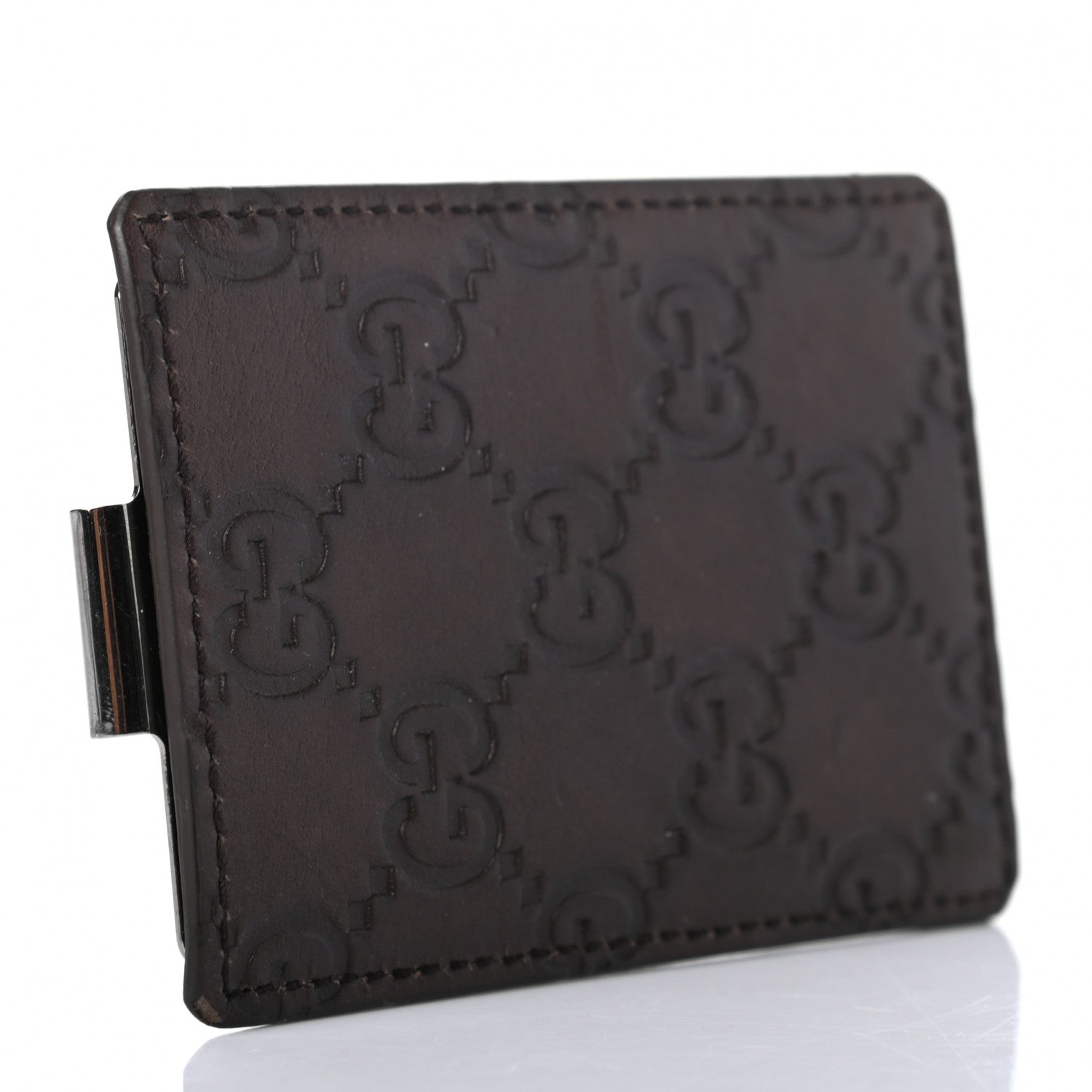Gucci Guccissima Money Clip Chocolate 3 of 6