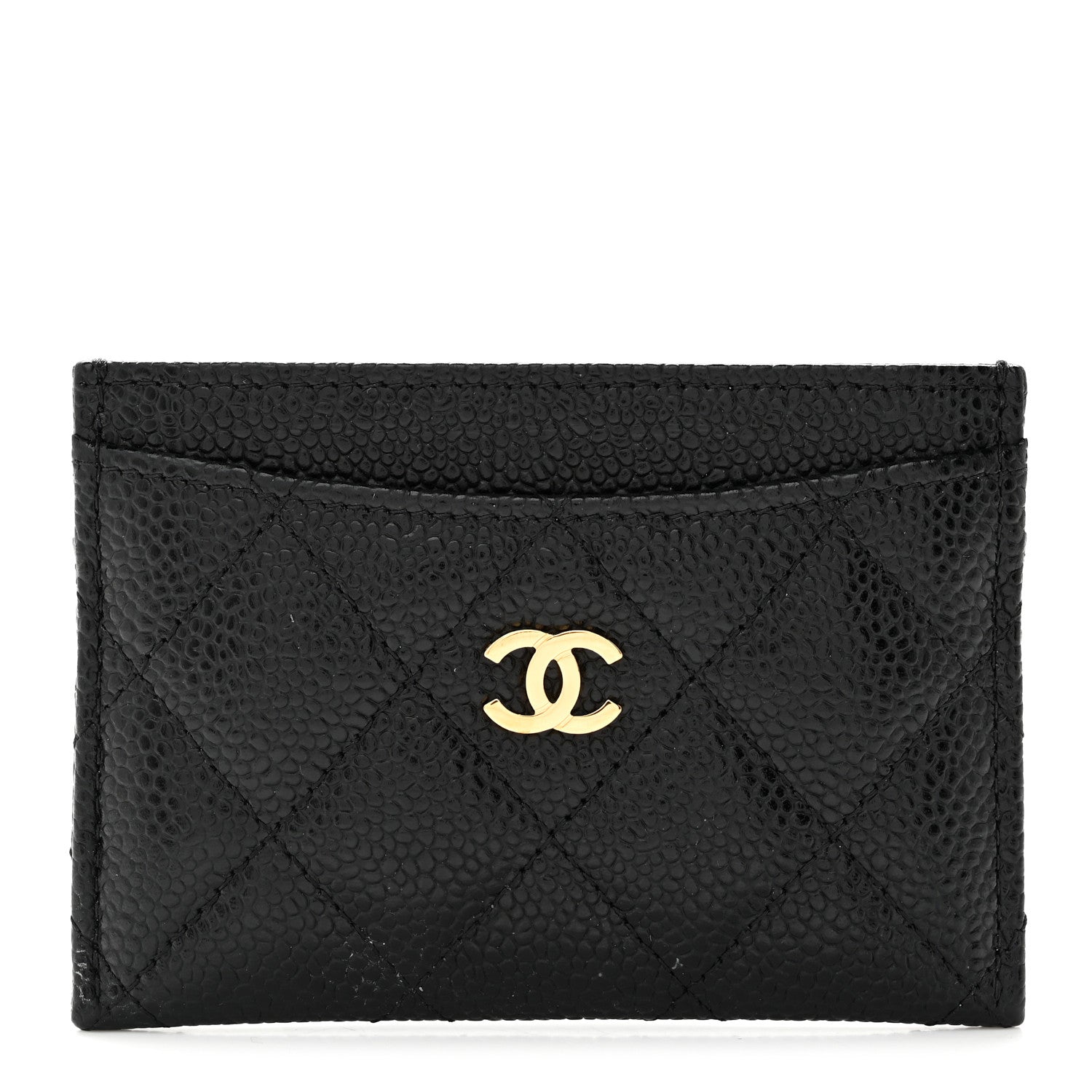 Chanel Caviar Quilted Card Holder Black 1 of 8