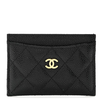 Chanel Caviar Quilted Card Holder Black 1 of 8