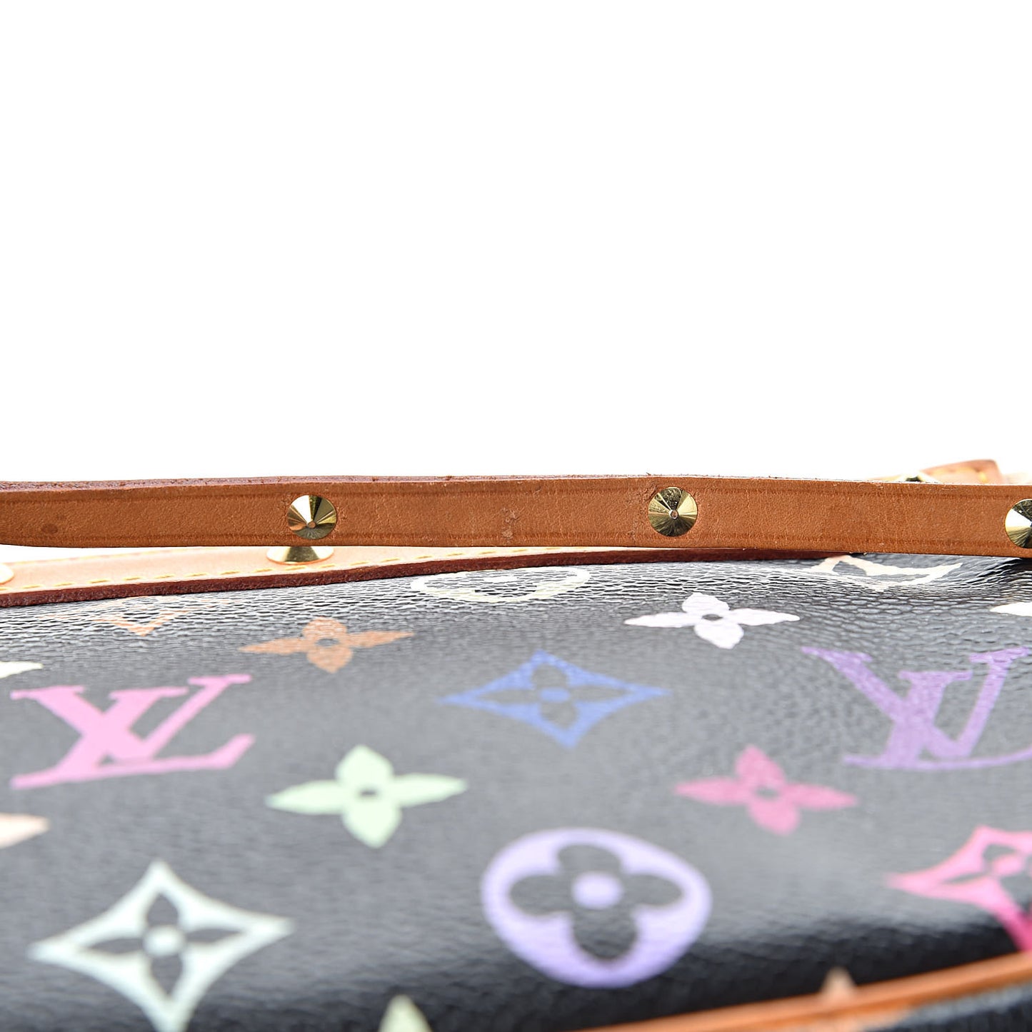 Monogram Multicolor Pochette Accessories Black