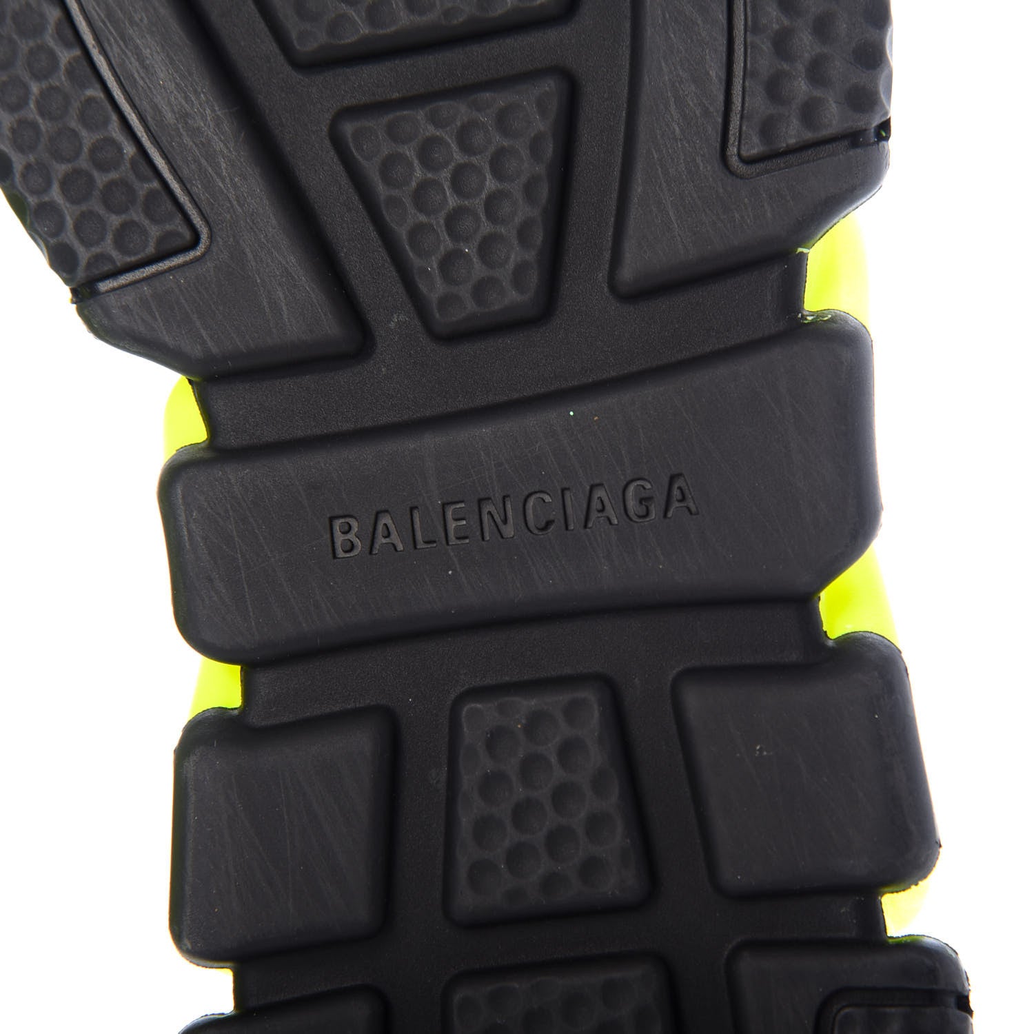 Balenciaga Neoprene Knit Mens Speed Sneakers 42 Black Lime 10 of 10