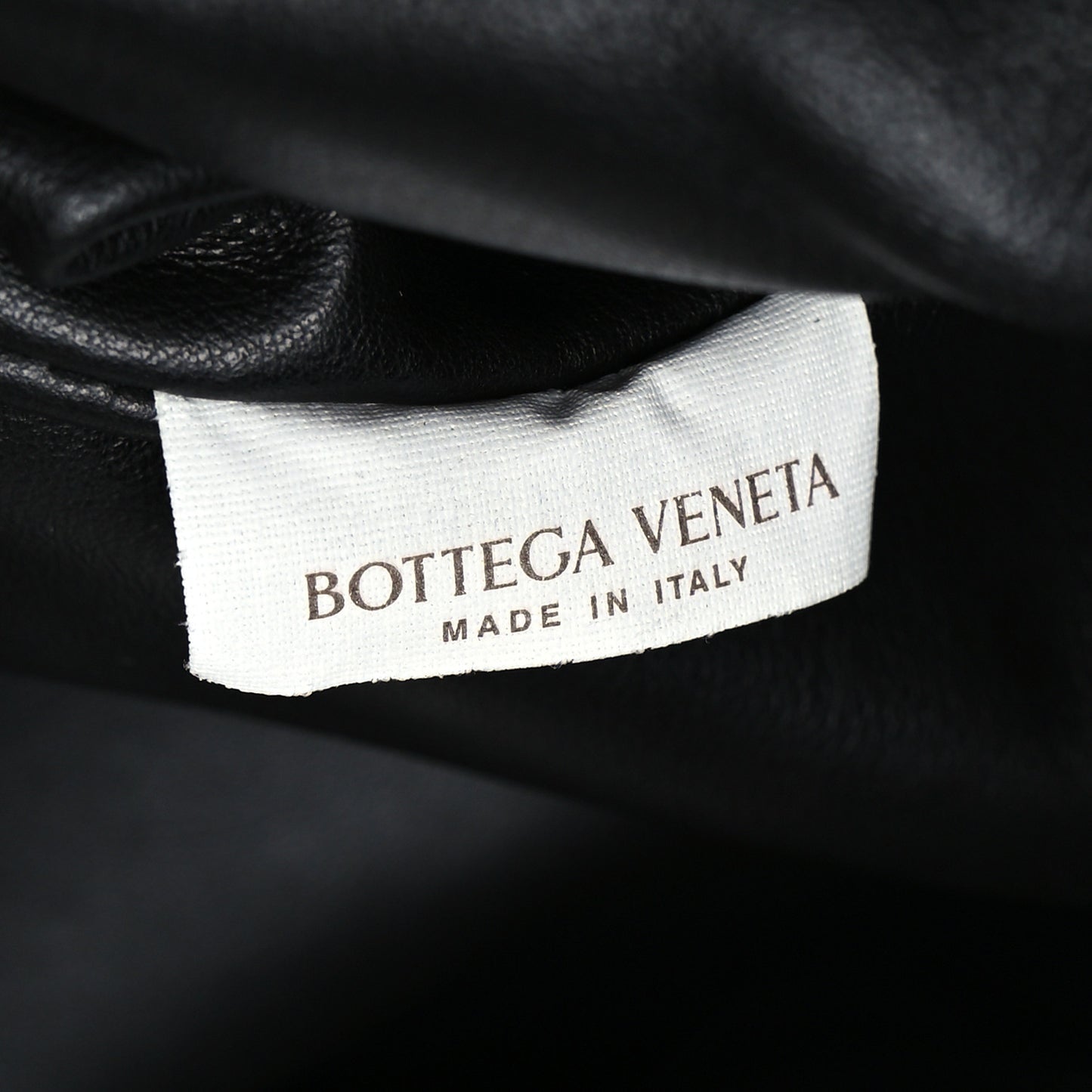 Bark Calfskin Embossed The Pouch Oversized Clutch Black