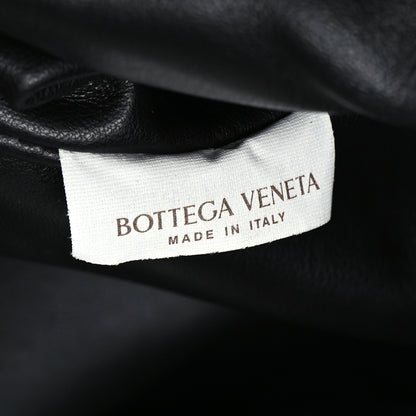 Bottega Veneta Bark Calfskin Embossed The Pouch Oversized Clutch Black 7 of 11