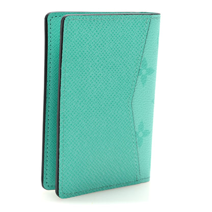 Louis Vuitton Taigarama Pocket Organizer NM Miami Green 3 of 7