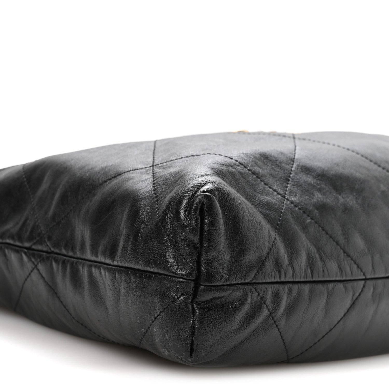 Chanel Shiny Calfskin Quilted Chanel 22 Black 10 of 11