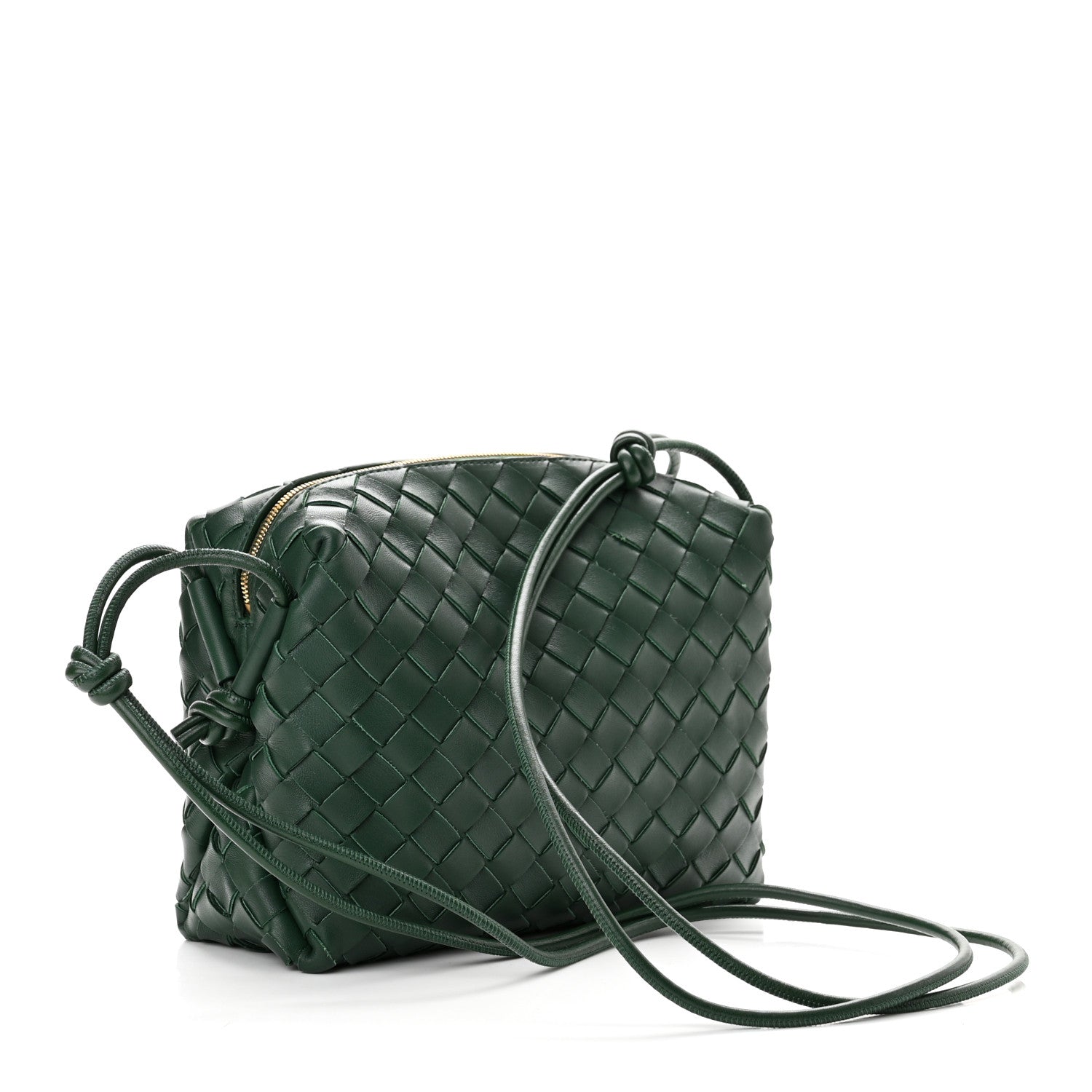 Bottega Veneta Nappa Intrecciato Small Loop Camera Bag Raintree 2 of 7