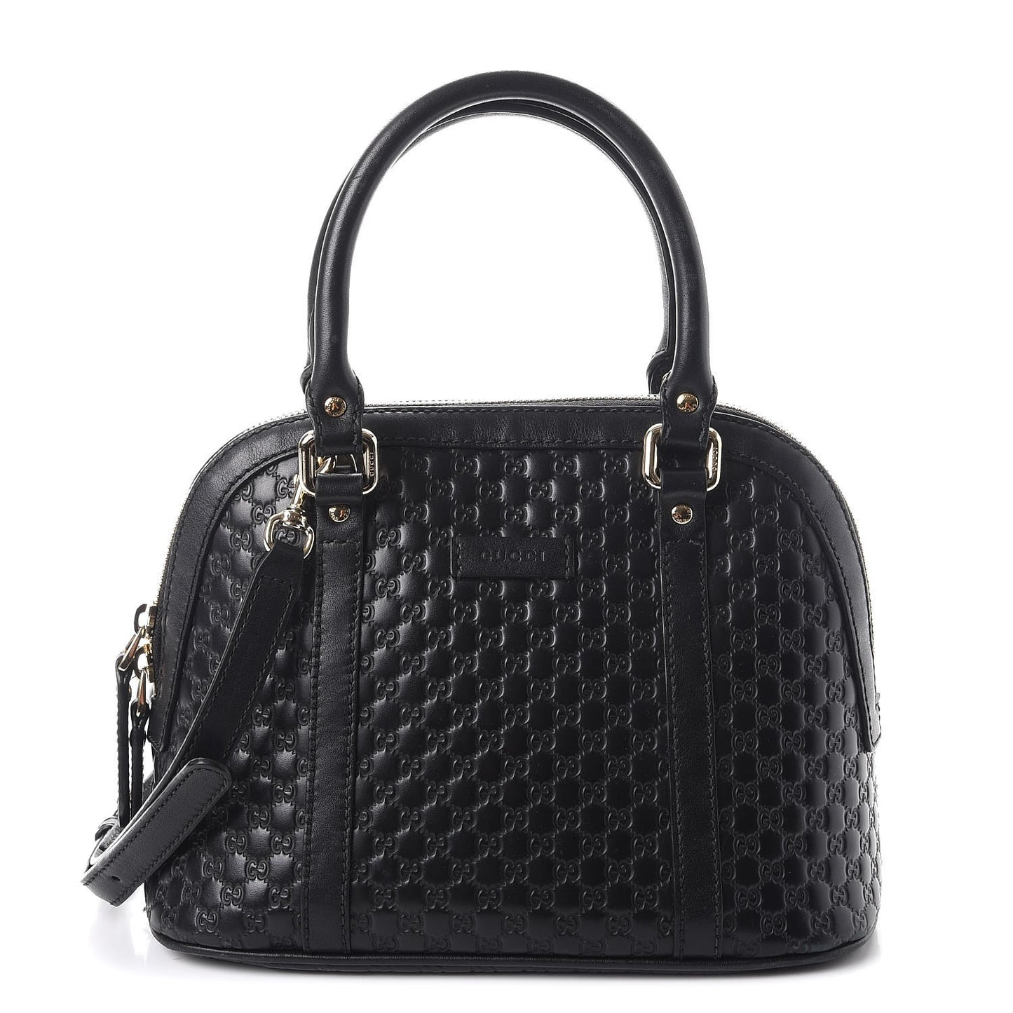 Microguccissima Mini Dome Bag Black