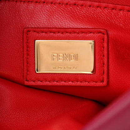 Fendi Nappa Monster Eyes Mini Peekaboo Iconic Satchel Amarena Fiamma 7 of 13