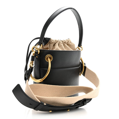 Chloe Smooth Calfskin Mini Roy Bucket Bag Black 3 of 11