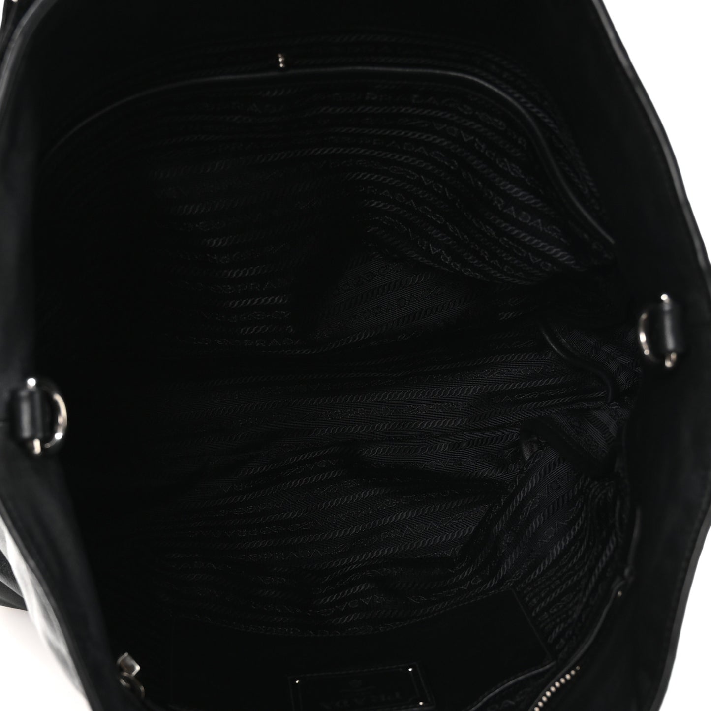 Soft Calf Shopping Tote Black