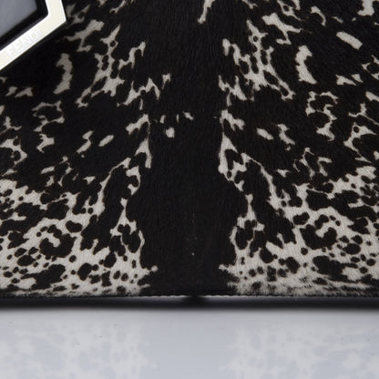 Fendi Calf Hair Patent Regular 2jours Tote Black White 12 of 12