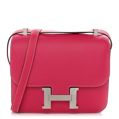 Hermes Epsom Constance 24 Rose Tyrien 1 of 11