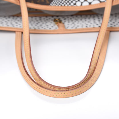 Louis Vuitton Monogram Kusama Waves Neverfull MM White 10 of 15