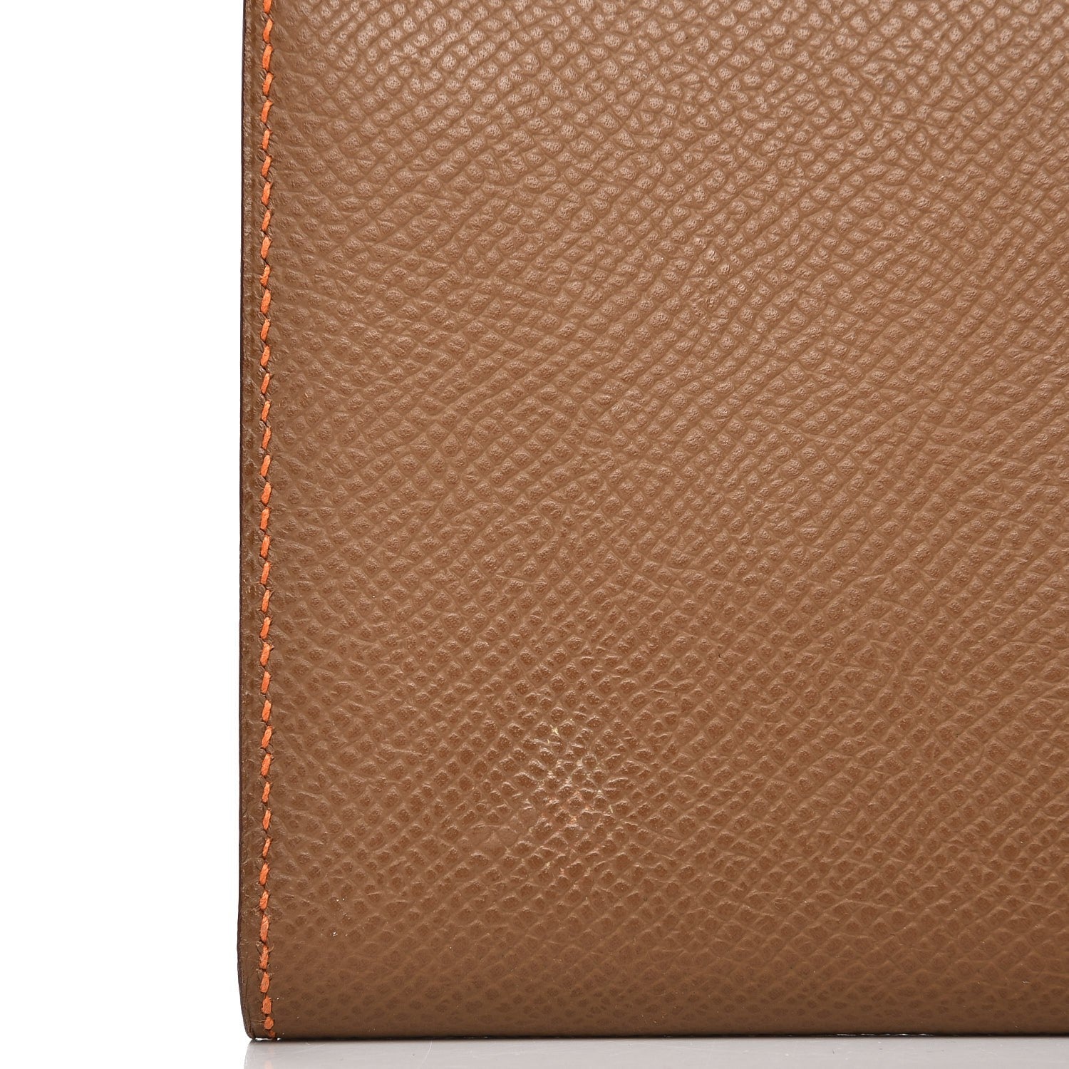 Hermes Epsom Bi Color Bearn Wallet Gold Orange 8 of 8