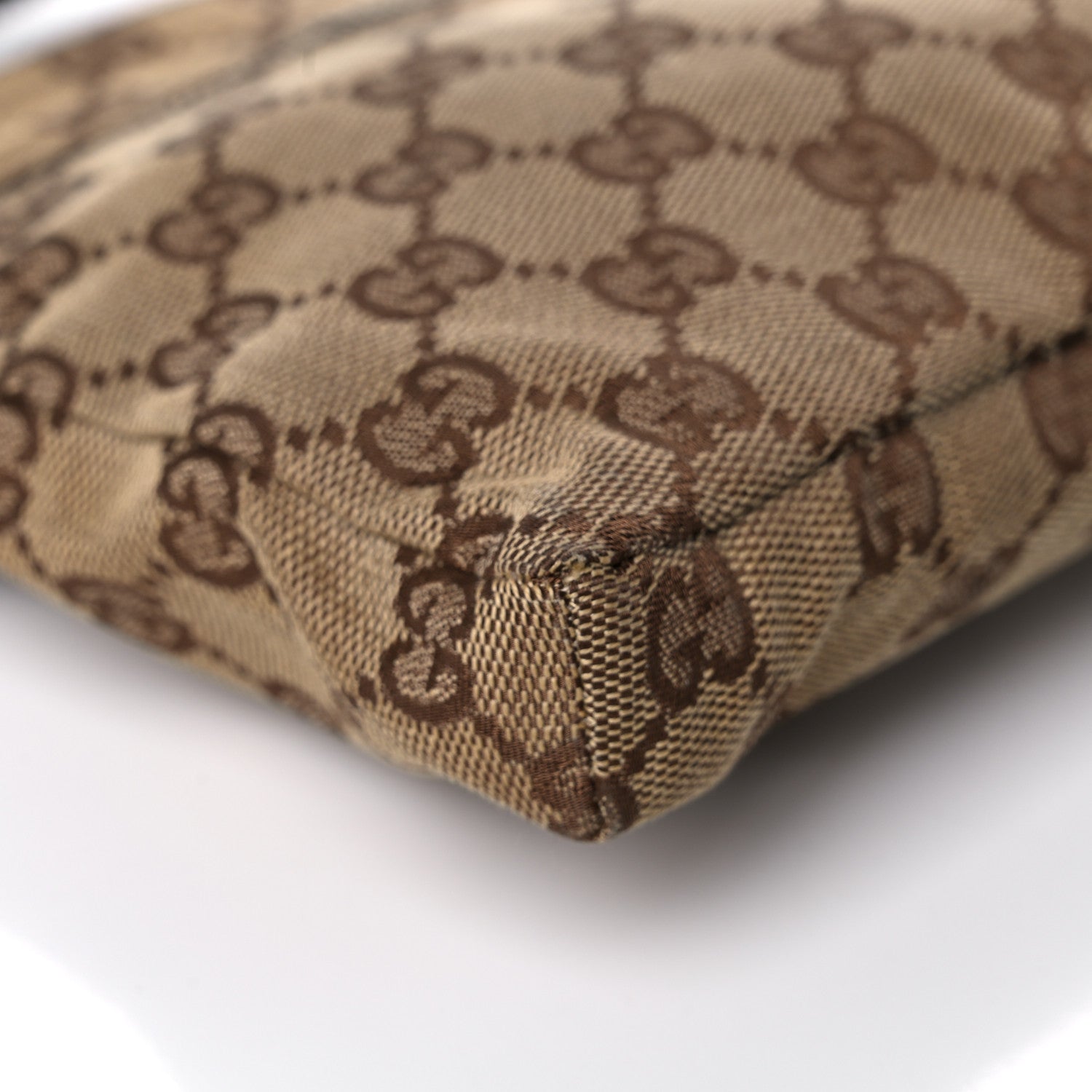 Gucci GG Plus Monogram Double Pocket Belt Bag Dark Brown 14 of 21