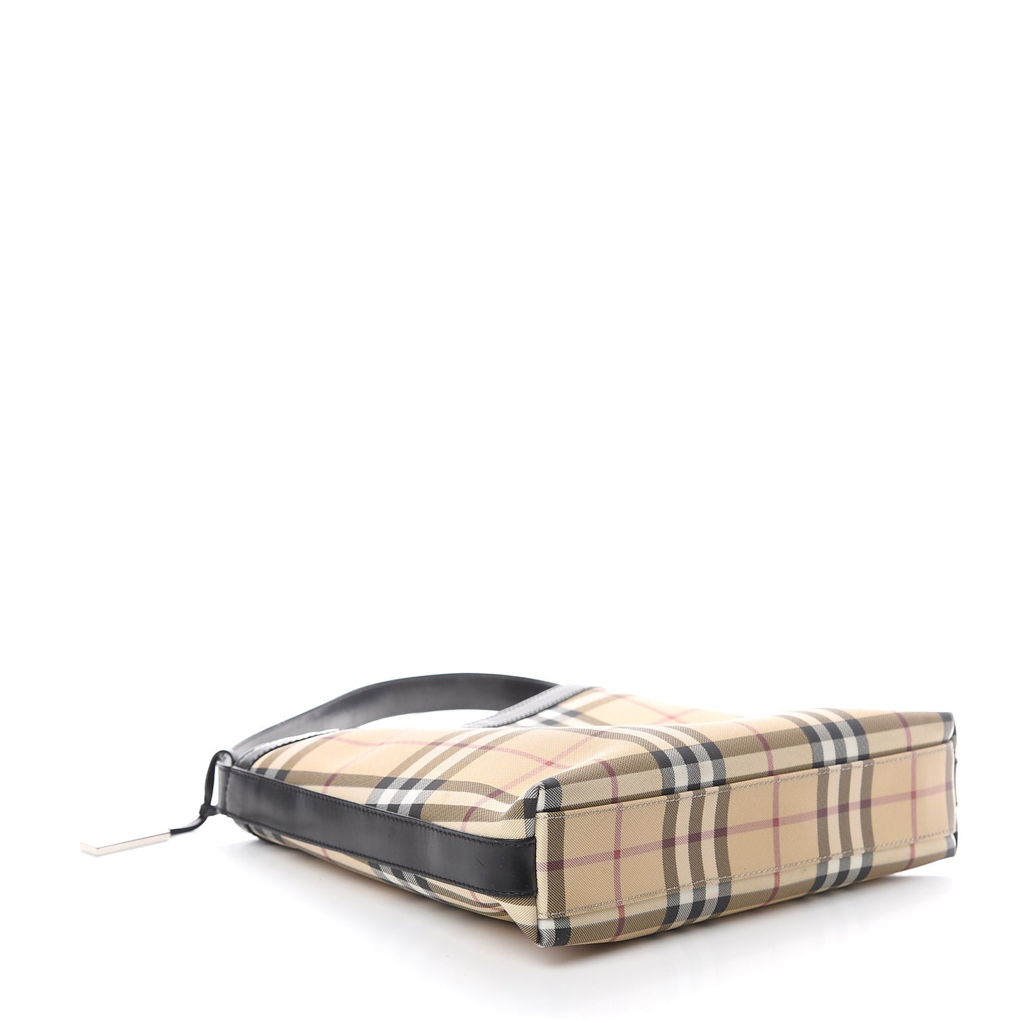 House Check Shoulder Bag Black