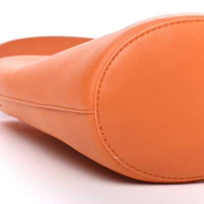 Mansur Gavriel Pebbled Calfskin Mini Zip Bucket Bag Arancio 8 of 9