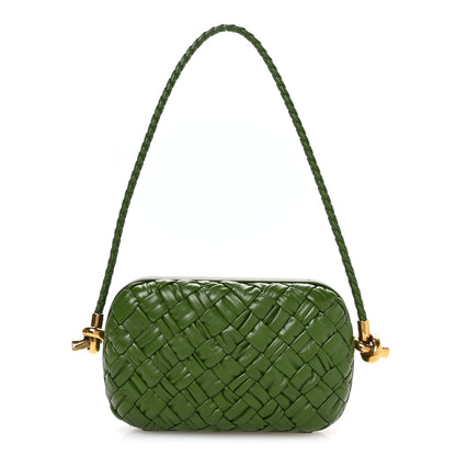 Bottega Veneta Calfskin Intrecciato Knot On Strap Avocado 1 of 10
