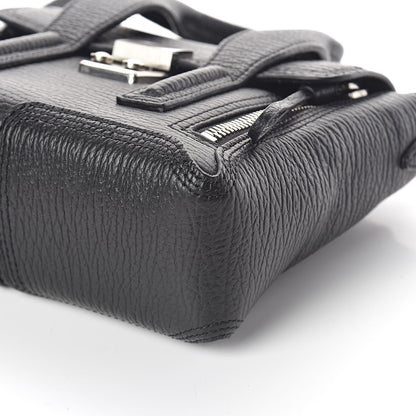 3.1 Phillip Lim 3.1 Textured Calfskin Mini Pashli Satchel Black 8 of 8