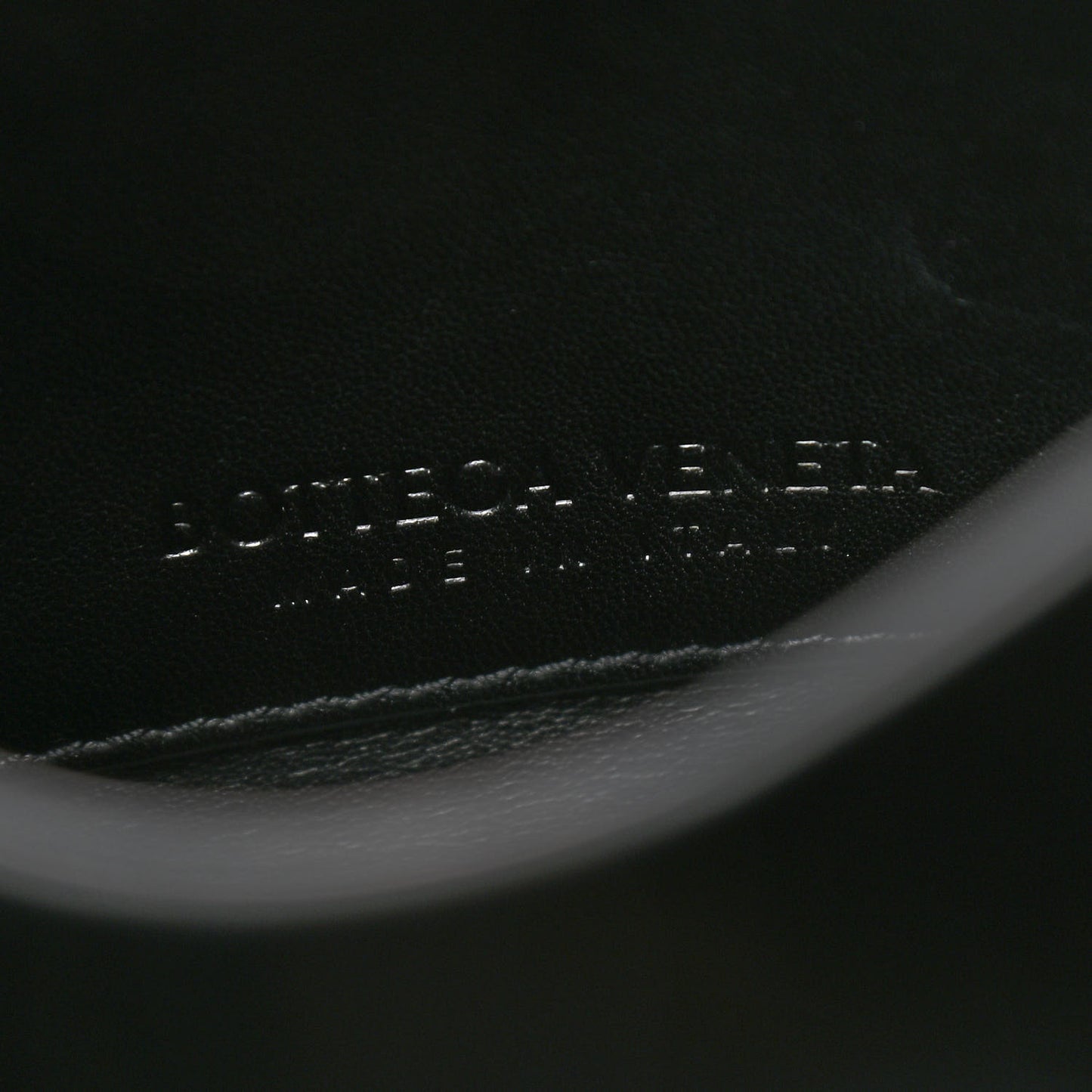 Calfskin Mount Envelope Bag Black