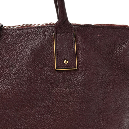 Mulberry Classic Grained Calfskin Alice Satchel Oxblood 8 of 20