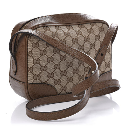 Gucci Monogram Mini Bree Messenger Bag Beige Tabacco 3 of 10